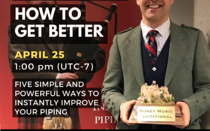 Inner Circle Live — How to Get Better — Five Simple and Powerful Ways to Instantly Improve Your Piping Now