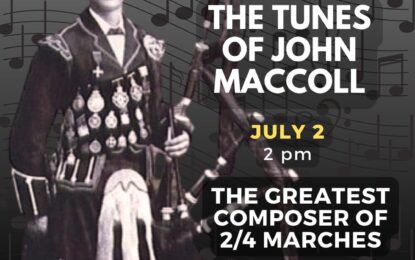 BagpipeLessons.com Inner Circle LIVE — The Tunes of John MacColl