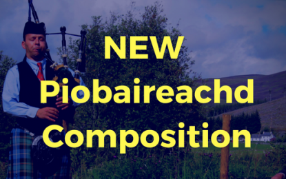 New Piobaireachd Composition